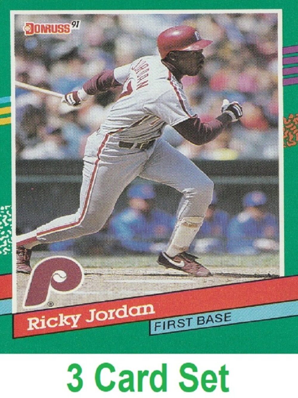 Ricky Jordan Baseball Card Collection